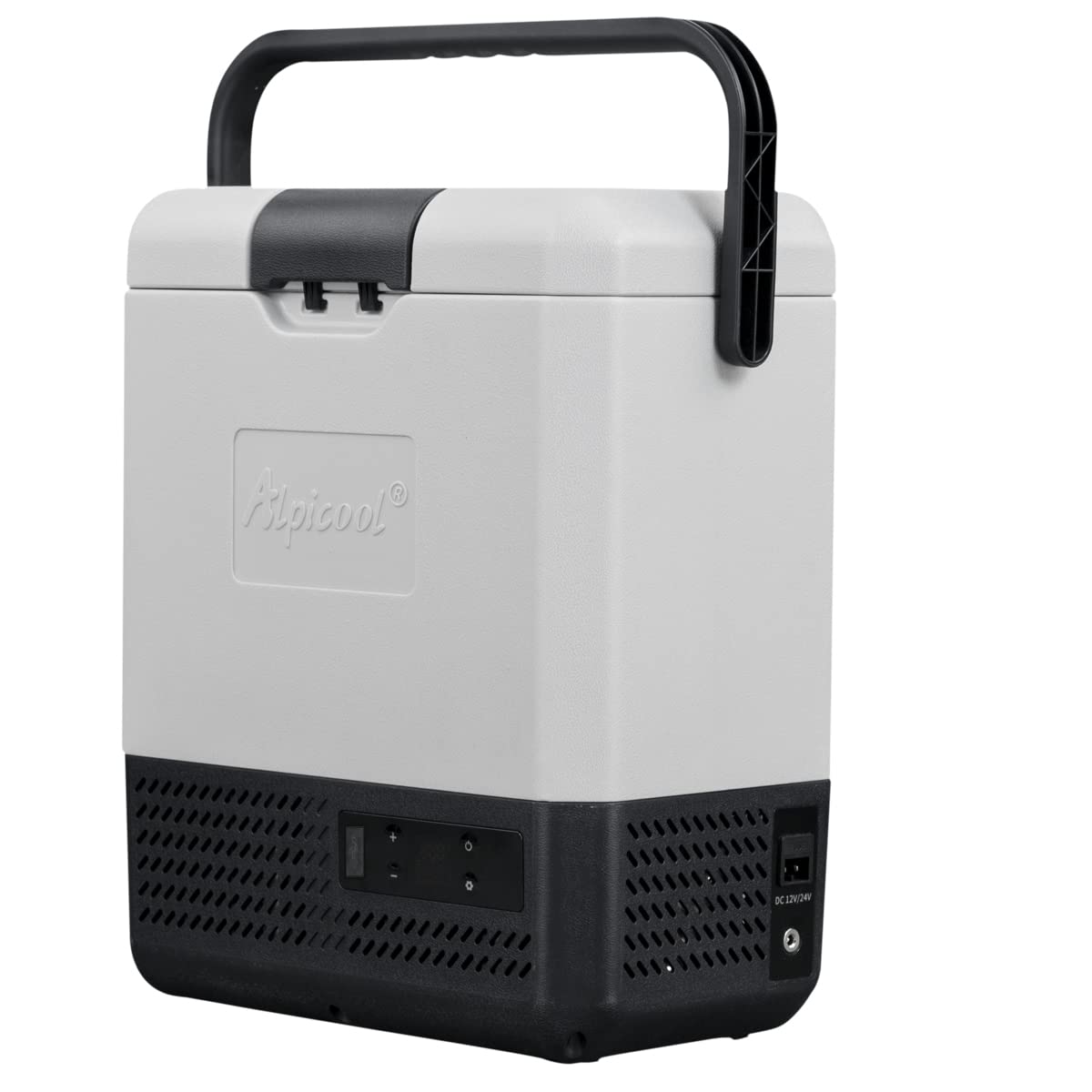 Alpicool Mini Fridge 8L Portable Car Refrigerator with Solar/AC/Car Rechargeable Battery 12/24V DC and 220V AC or Solar 12~50V DC for Outdoor Camping | Cooling to - 20℃