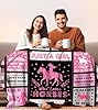 Horse Blanket Equestrian Gifts for Girls Women,Horses Plush Stuff Western Horses Throw Blankets,Horse Lovers Gift for Kids Teenage Girls 50"X40" #3