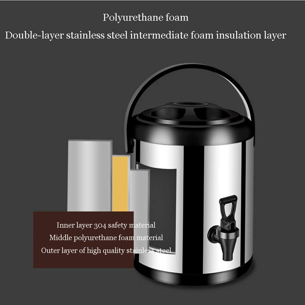 Honseadek Isolierter Getränkespender - Doppelwandiger Kühler Mit Hahn Für Events