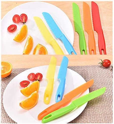 Set Cuchillos Cocina 5 Piezas Plástico Seguro para Niños miniatura 5