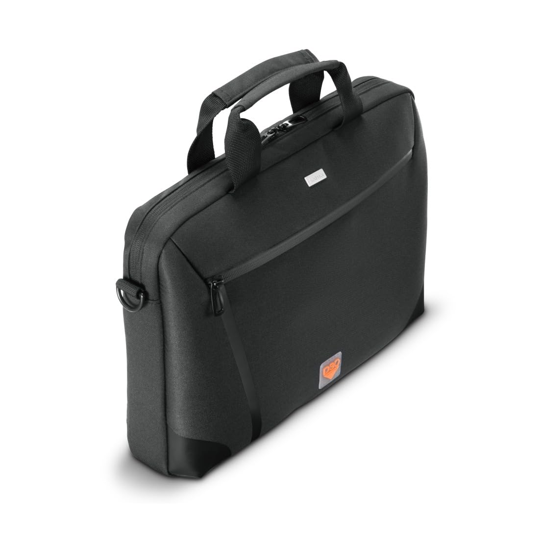 Hama Laptop-Tasche 15,6 Zoll - 16,2 Zoll stoßfest (Business-Laptoptasche mit Schultergurt umhängen, Laptop-Schutz Tragetasche Griff moderne Aktentasche, Case Laptop Bag Organizer, Innenfächer) schwarz