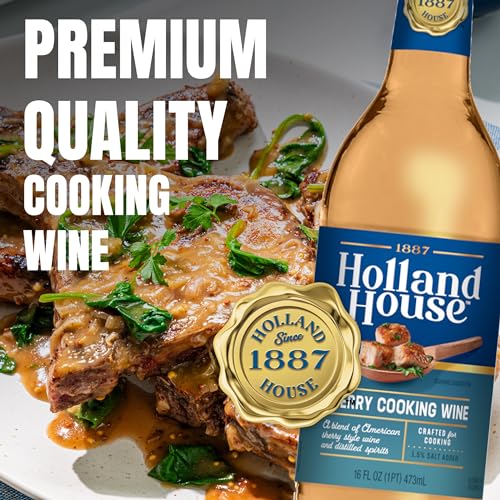 Holland House Sherry Cooking Wine, Ideal for Cooking, Roasting and Marinating, 16 FL OZ - Thumbnail 6