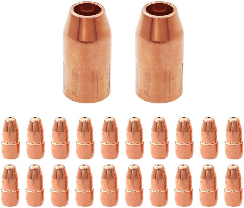22PK Mig Kit Replacement For Tweco Velocity VTS35 .035 Tips and VNS50F Nozzles. (22 PK 035 KIT)