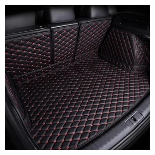 Tapis de coffre voiture pour VW Tiguan L 2024 2025 doublure de protection noire et rouge