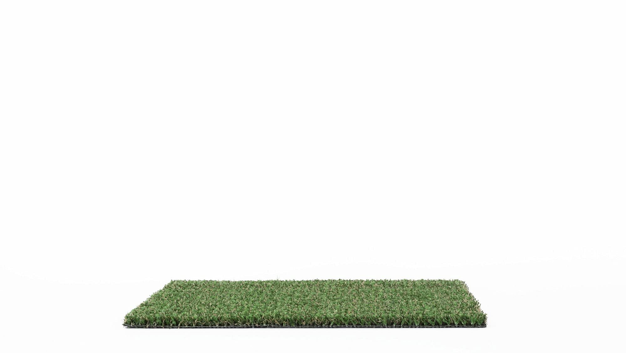 MadeInNature Gazon Artificiel Vert LARZAC, Aspect Naturel Fibres Vertes, Pelouse Synthétique Extérieure, pour Balcon, Terrasse, Nombreuses Dimensions (Largeur 2,00 x Longueur 3,00m)