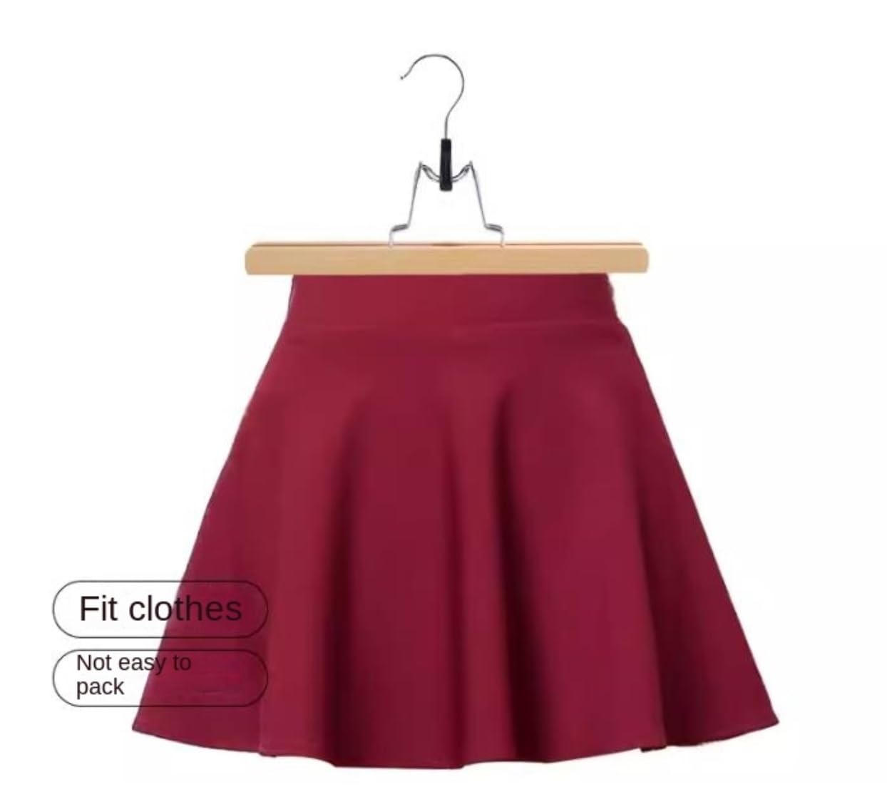 Perchas De Madera De 10 Piezas, Perchas De Madera Antideslizantes para Pantalones con Gancho De Rotación De 360 ​​Grados, Perchas con Clip para Pantalones para Sudadera