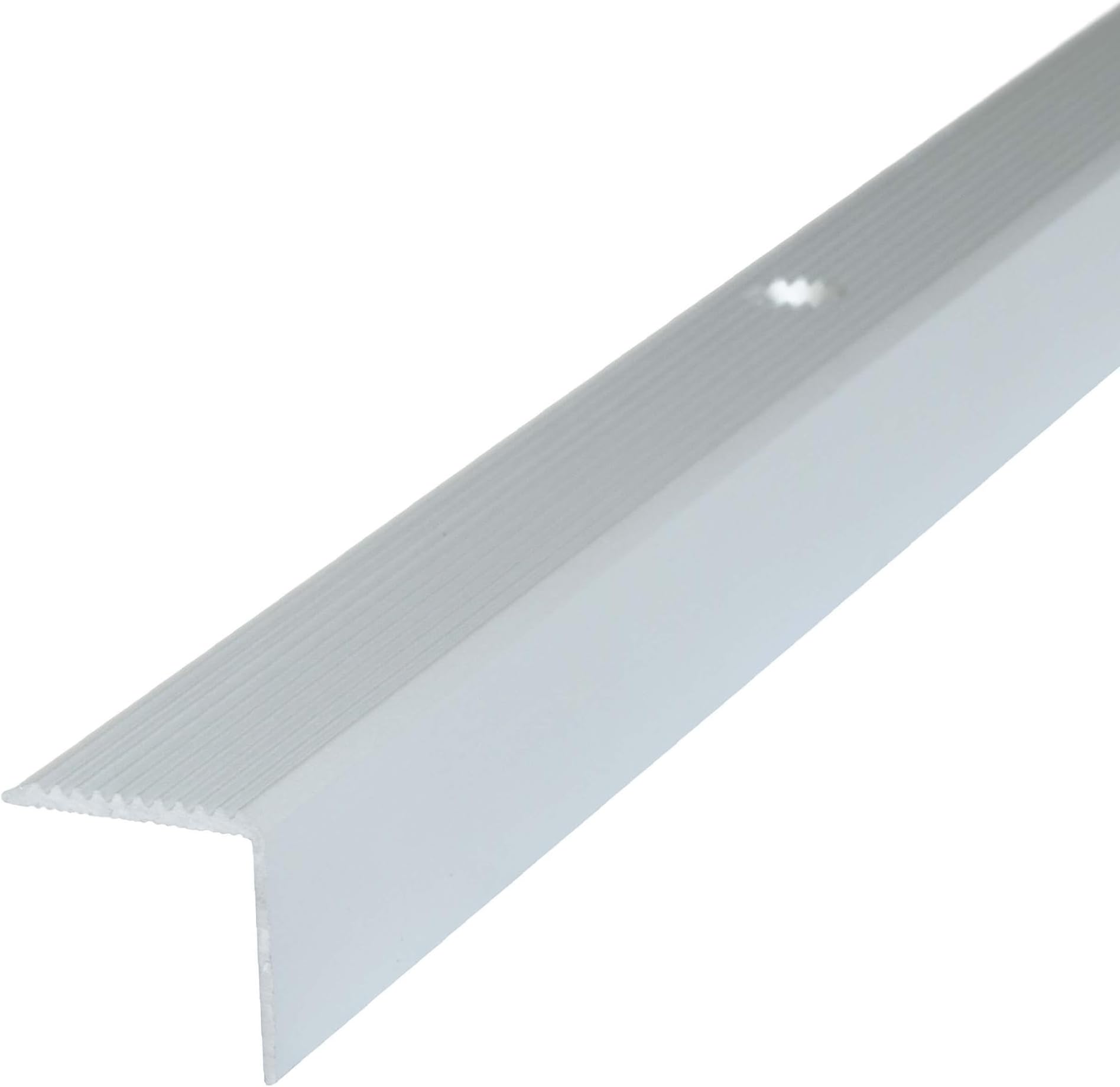 Treppenkantenprofil 43x43mm Silber - Rutschhemmende Produktbild-Vorschau 1