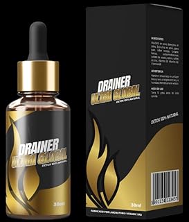 Drainer DIURETICO Ultra Global 30 ml. Complemento Ideal que te ayuda a bajar de peso, eliminar la retención de líquidos, Tonificar la masa Muscular magra y eliminar la ansiedad