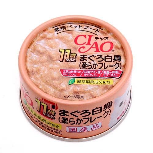 チャオ 11歳からのまぐろ白身 75g×24缶