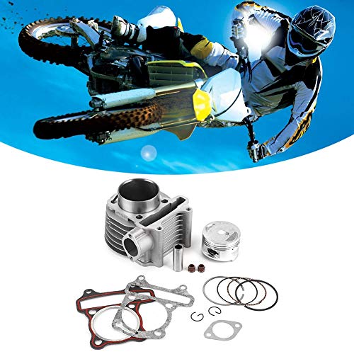 Kit de cilindro, conjunto de pistão cilíndrico de 57,4 mm, substituição de cilindro do motor de moto