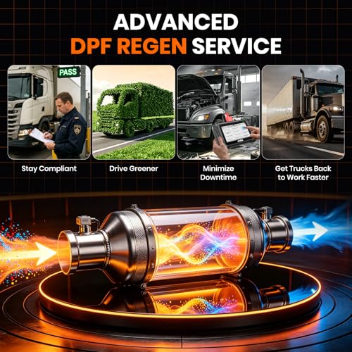 Image of ANCEL V5HD PRO Heavy Duty Truck Scanner, DPF Regen & Bi-Directional Control