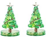 【Experiencia de bricolaje para niños】 El árbol de crecimiento mágico de papel de regalo de Navidad permite que los niños tomen la iniciativa para jugar, ciencia y descubrimiento, arte y artesanía. El pequeño árbol de Navidad, los juguetes impulsivos y nuevos pueden mejorar la creatividad de los niños y estimular la curiosidad de los niños. Los padres y los niños pueden hacer manualidades juntos, lo que puede mejorar la interacción entre padres e hijos y aumentar los sentimientos.