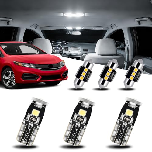 Kit LED Interior para Honda Civic 2006-2015 9 Piezas miniatura 1