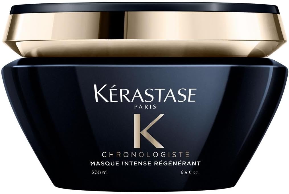 Kérastase Chronologiste, Masque Intense Régénérant, Revitaliserend Haarmasker, Voedt & Hydrateert, Met Hyaluronzuur, Abyssine en Vitamine E, Anti-aging, 200ml