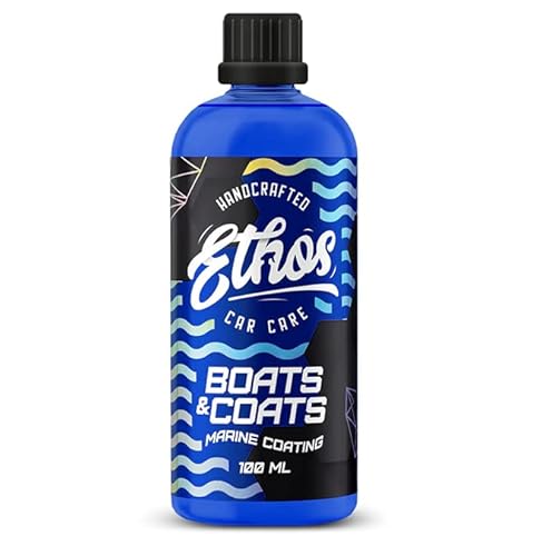 Ethos Boats & Coats (100ml) - Ceramic Marine Coating Protective Graphene Coating For Boats, Yachts, Powerboats and Jet Skis Ultimate Ceramic Protection UV Protection, Dirt and Dust Repellence