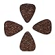 Felt Tones Mini FELM-MT-4 Ukulelen-Plektren, gemischte Dose, natürlich, 4,0 mm x 26,0 mm x 22,0 mm