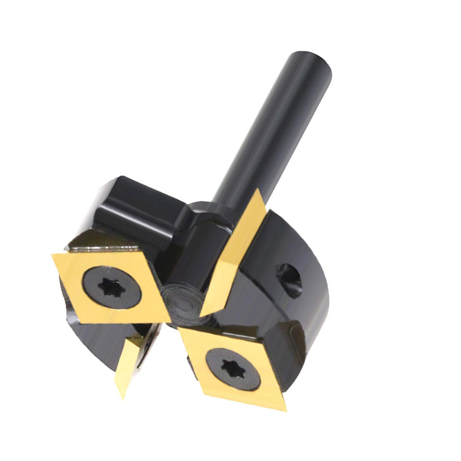 Gedourain Spoilboard Surfacing-Fräser, Effizient, 4 Rillen, 1-3/8 Zoll, Ti-beschichtet, Zum Glätten von Abfallbrettern, CNC-Maschinen, Legierter Stahl für Holzbearbeitungsprojekte