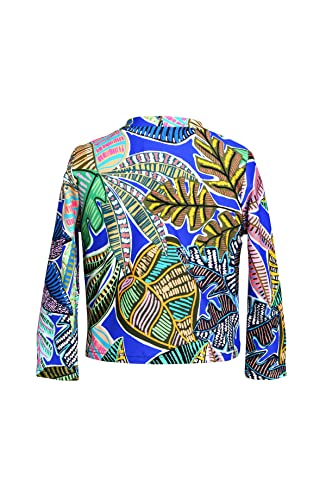 La Blanca Girls' Long Sleeve Rashguard and Ruffle Hipster Swimsuit Set3