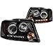 Anzo USA 111028 Ford F-150 Projector with Halo LED Black Headlight Assembly - (Sold in Pairs)