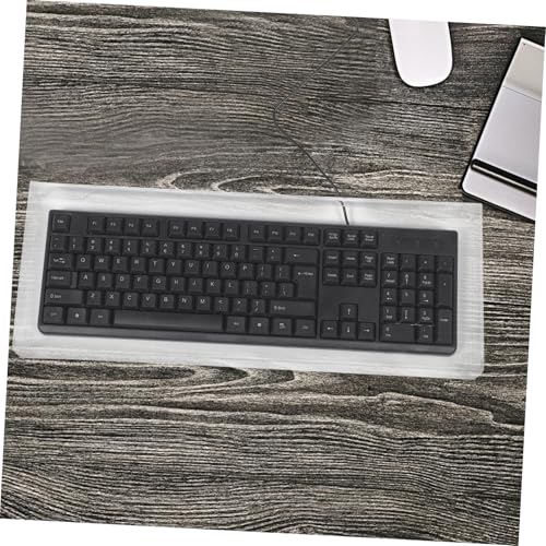 Funda de teclado transparente de acrílico ideal para escritorios modernos 6