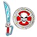 Widmann- Piratensäbel und Schild Sabre de Pirate et Bouclier, Enfants-Mixte, 10238094, Multicolore, Taille Unique