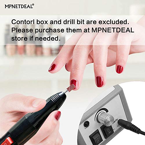 Maneral para taladro eléctrico de uñas, color negro miniatura 2