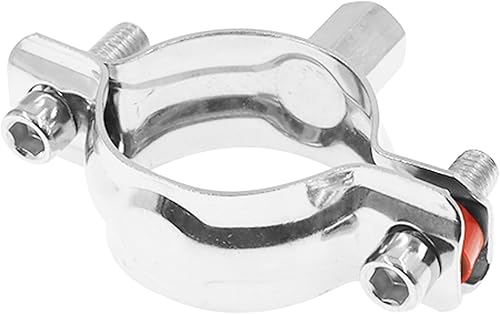 Vista 4 de 304 - Soporte de tubo de acero inoxidable 304, soporte de correa de tubo resistente, colgador de tubo de anillo dividido duradero, 4 soportes