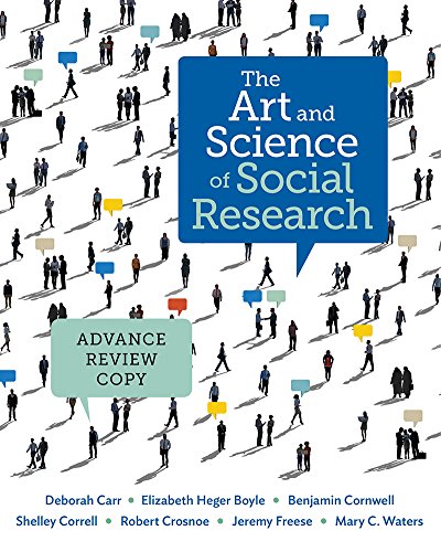 The Art and Science of Social Research: Advance... 0393644790 Book Cover