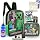 Minecraft Backpack and Lunch Box Set - Bundle of School Supplies with Backpack, Lunch Bag, Water Bottle, Stickers, and More f