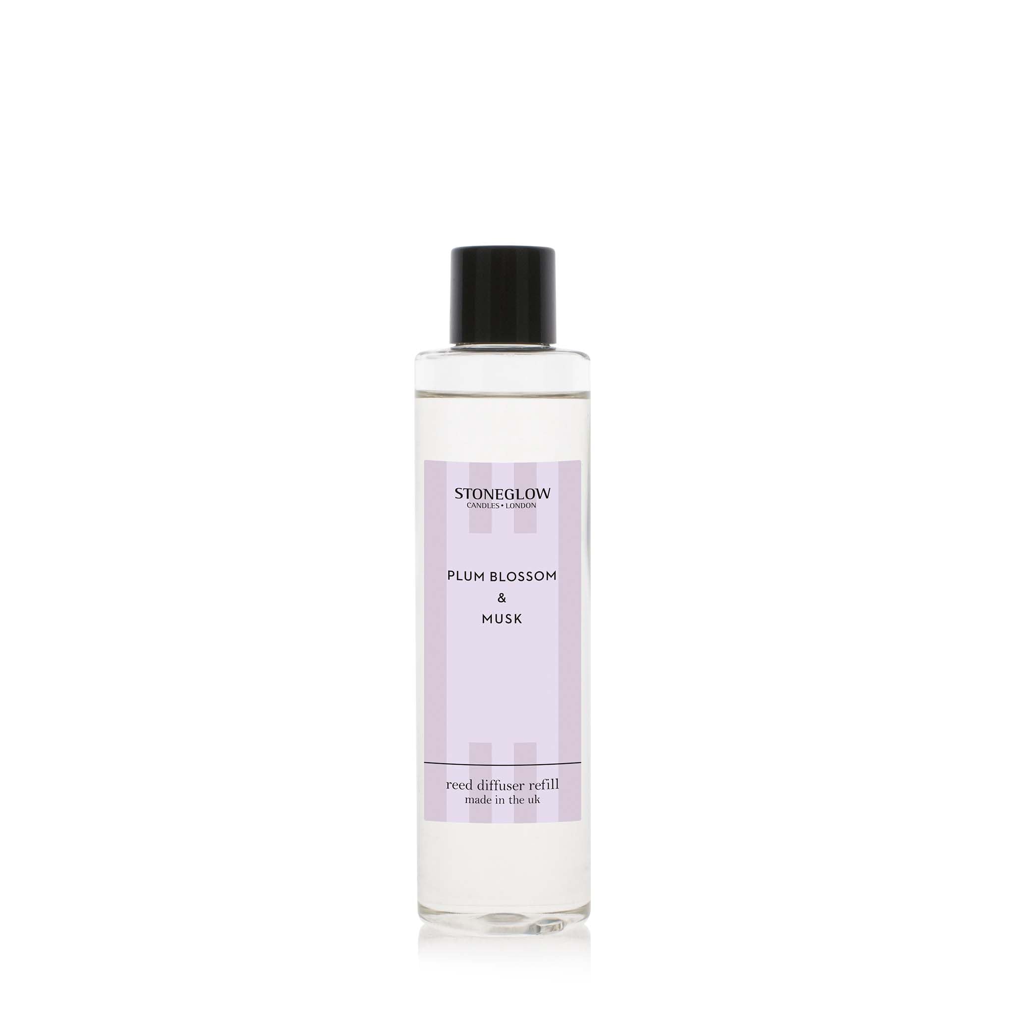 Stoneglow Modern Classics Collection - Plum Blossom & Musk 210ml Scented Reed Diffuser Refill (Purple)