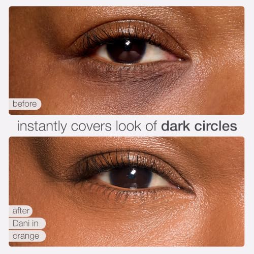 Image of tarte colored clay cc undereye corrector - Full-Coverage Concealer with Vegan Squalane & Caffeine for Dark Circles & Discoloration, Smooths, Cruelty-Free, full size, orange
