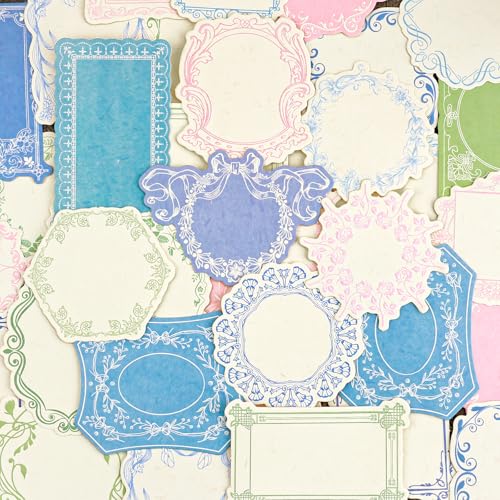120Pcs Vintage Scrapbooking Paper, Scrapbook Supples Kit, Writing Paper for