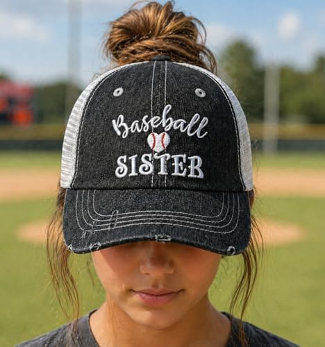 Gorra Baseball Sister para Mujer y Niñas Dark Grey miniatura 2
