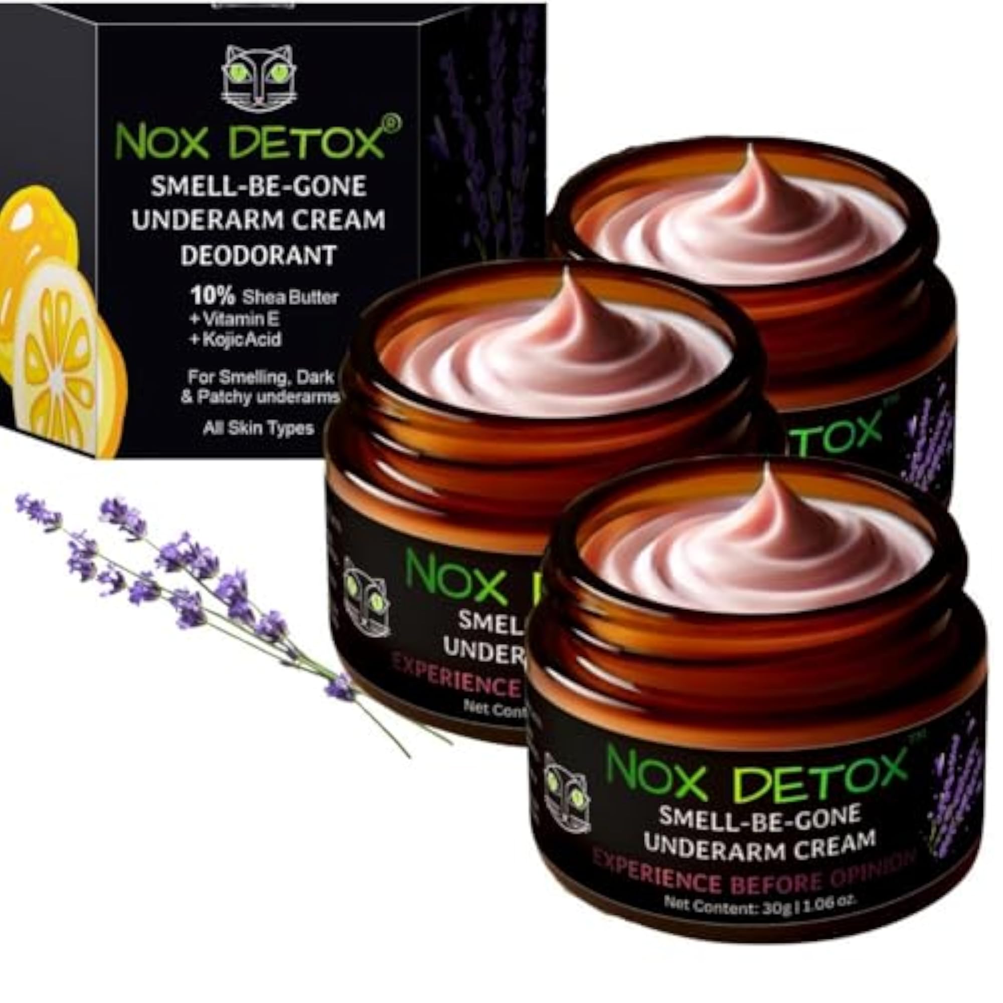 Underarm Cream & Deodorant for Men & Women, Pack of 3