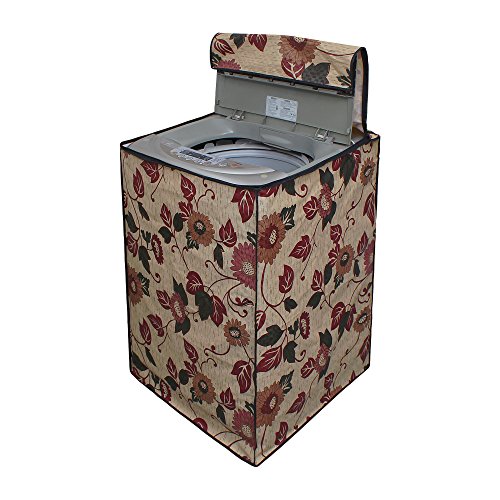 Image of DREAM KING Waterproof & Dust-Proof Top Loading Fully Automatic Washing Machine Cover Suitable for 5 kg, 5.2 kg, 5.5 kg (53 x 84 x 53 cms)