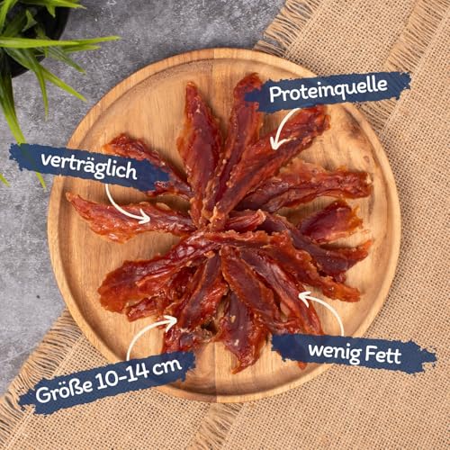 Lyra Pet® 5 kg Entenbrust | Kausnack von der Ente | Leckerli für alle Hunde | Proteinreicher Kaugenuss | Idealer Belohnungs- und Trainingssnack | Hundefutter im wiederverschließbaren Beutel