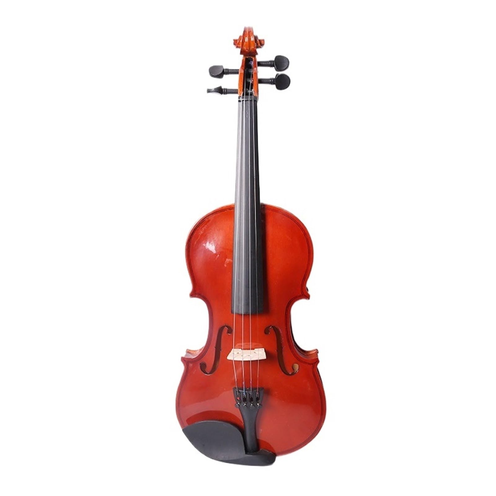 Violine für Anfänger, glänzend, Lindenholz mit Koffer, Bogen, Anfänger, volle Größe (3/4)