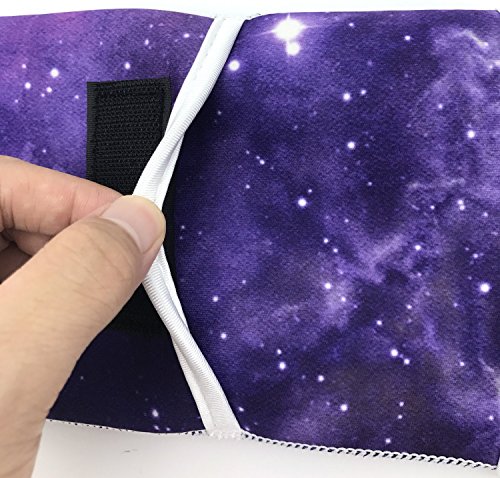 AUONY Funda de neopreno resistente al calor para viaje con dos bolsillos para plancha, alisadora y rizador miniatura 5