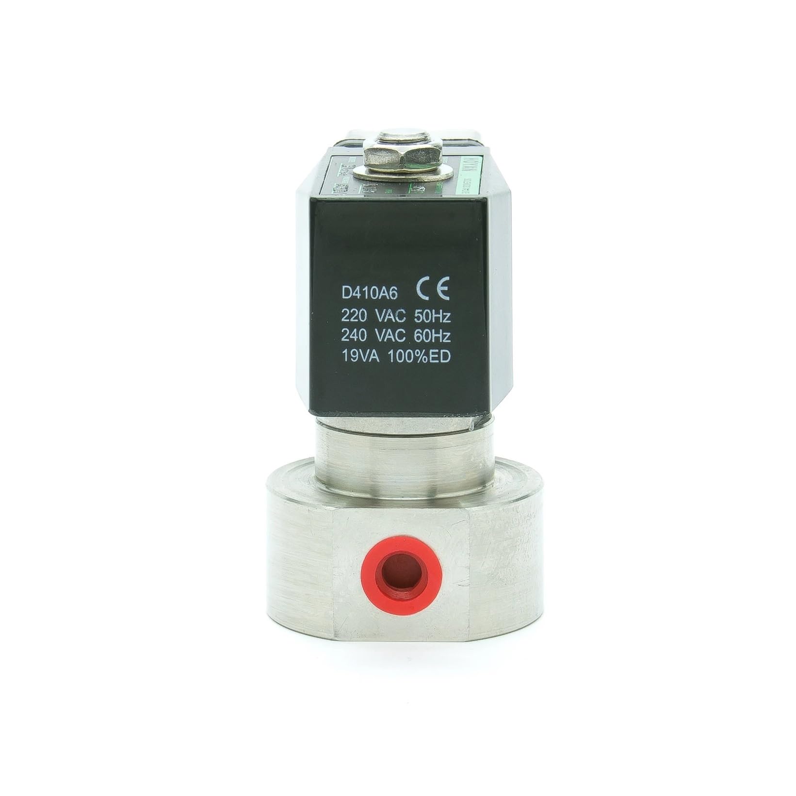 Zawór elektromagnetyczny, 1/8 "1/4" 3/8 "1/2" normalnie zamknięty Wysokociśnieniowy zawór elektromagnetyczny ze stali nierdzewnej 304 220AC DC12V/24V 200bar/100bar(1/8",12_200 BAR)