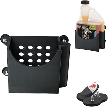 Magnetic Diesel Additive Holder, Removable Spill Free, Universal Fit Automotive Organizer for Hot Shots Diesel Fuel Additive, Fit for Hot Shots Diesel Additive 16 oz A