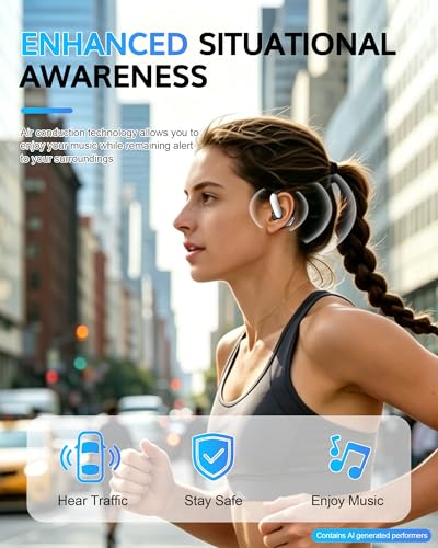 Bone Conduction Headphones Over the Ear Earbuds with Hooks & AI Translation - image 2