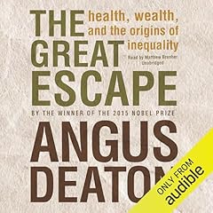 The Great Escape Audiolibro Por Angus Deaton arte de portada
