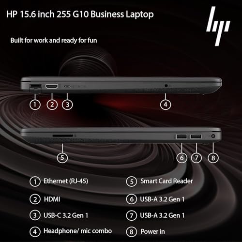 Image of HP 2026 New Generation 15.6 inch FHD Business and Student Laptop, AMD Ryzen 5 7000-Series(Outperforms i7-1165G7), 8GB RAM, 512GB SSD, Copilot AI, Ultra Quiet Design, Long Battery Life, Windows 11 Pro