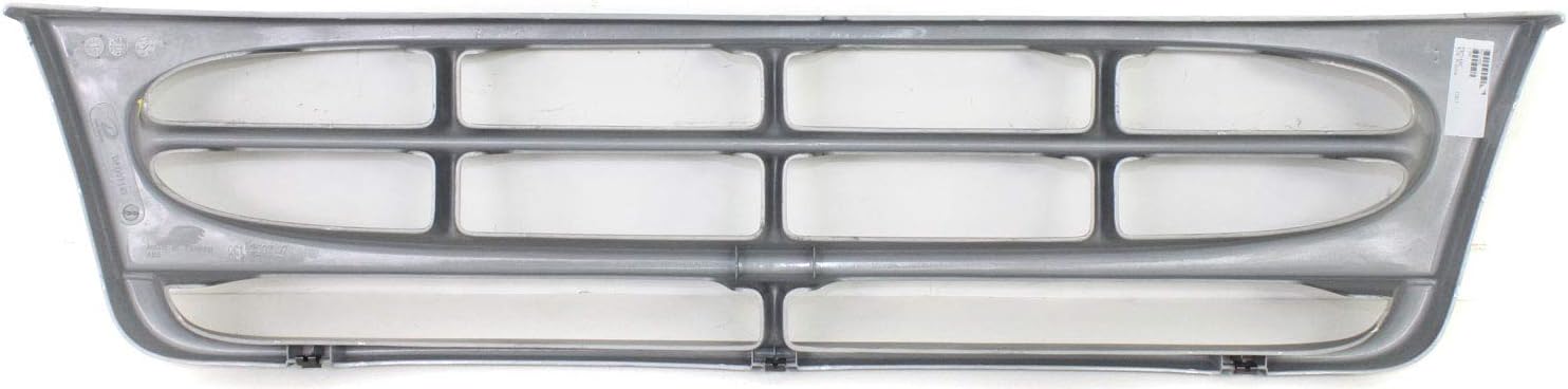 Garage-Pro Grille Assembly Compatible with 2003-2004 Ford E-150, Ford E-150 Club Wagon, Fits 1997-2002 Ford E-150 Econoline, Ford E-150 Econoline Club Wagon Painted Silver Shell and Insert