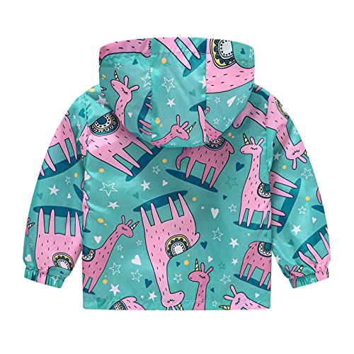 Generic Toddler Boys Girls Casual Printing Cartoon Hooded Outerwear Zipper Coats Long Sleeve Windproof Boy Toddler Coat3
