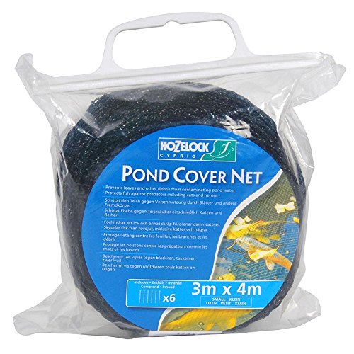 HOZELOCK - Pond Protection Net 3 x 4 m : Ideal for Protecting the Pond from Leaves, Large Debris and...