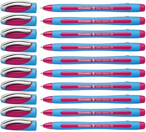 Schneider Slider Memo XB Stylo bille rose pour prendre des notes claires au bureau