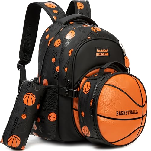 Boys' School Backpack with Lunch Box and Pencil Case - Ideal for Teens and Middle School Students