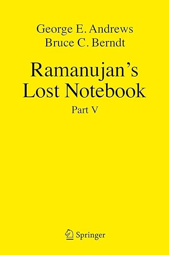 Ramanujan's Lost Notebook: Part V