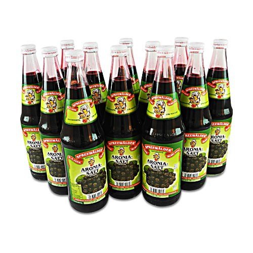 Aronia-Direktsaft von der Spreewaldmosterei 12er Pack (12 Flaschen à 0.7 l)